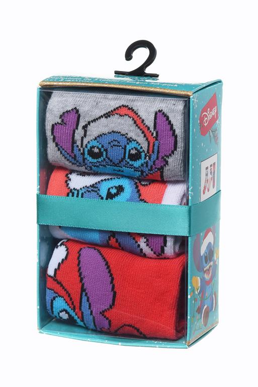 3 Paar Sokken Disney Stitch - cadeau - kerst