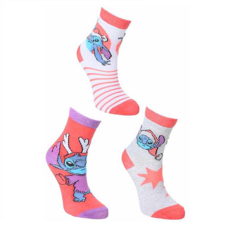 3 Paar Sokken Disney Stitch - cadeau - kerst