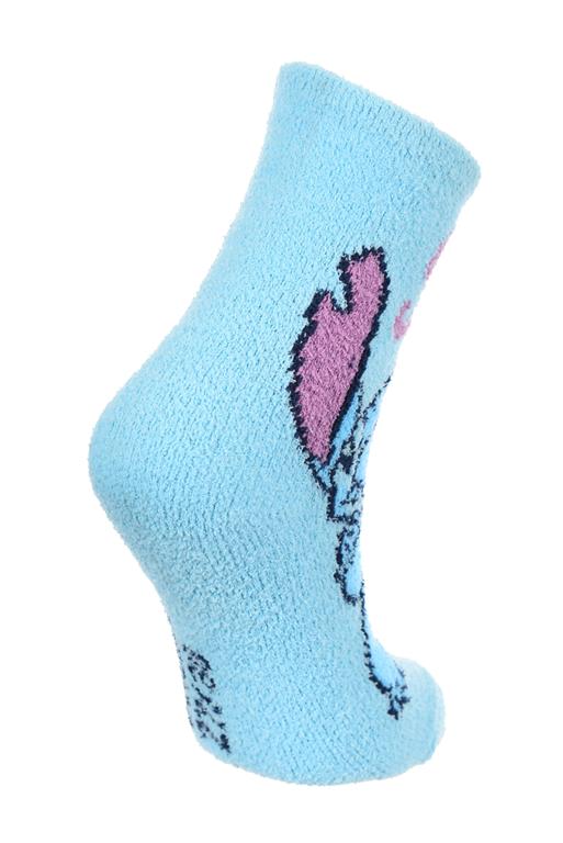 Fluffy huissokken Disney Stitch - blauw