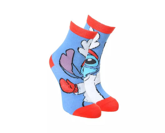 Disney Kerstsokken Stitch – Blauwe Kindersokken – Maten 23/26 t/m 31/34