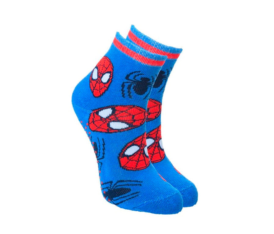 Anti-Rutsch-Socken Spider-Man (blau)