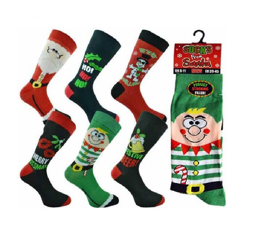Weihnachtssocken Herren Gr. 39-45