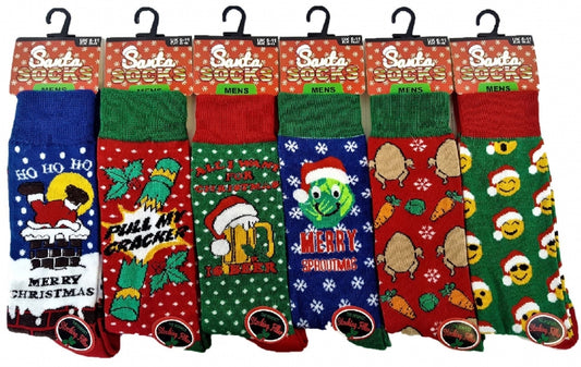 Weihnachtssocken Herren Gr. 39-46