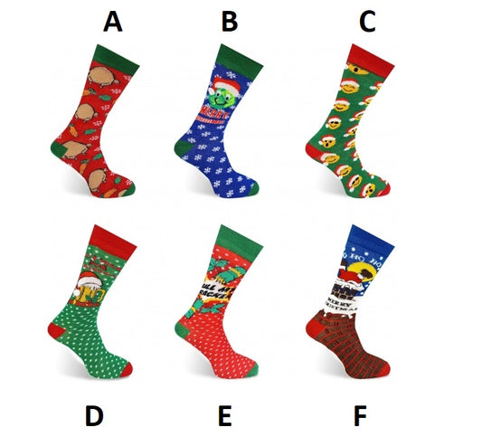 Weihnachtssocken Herren Gr. 39-46