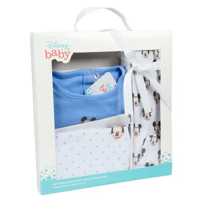 Coffret cadeau bébé Mickey Mouse (3 pièces)