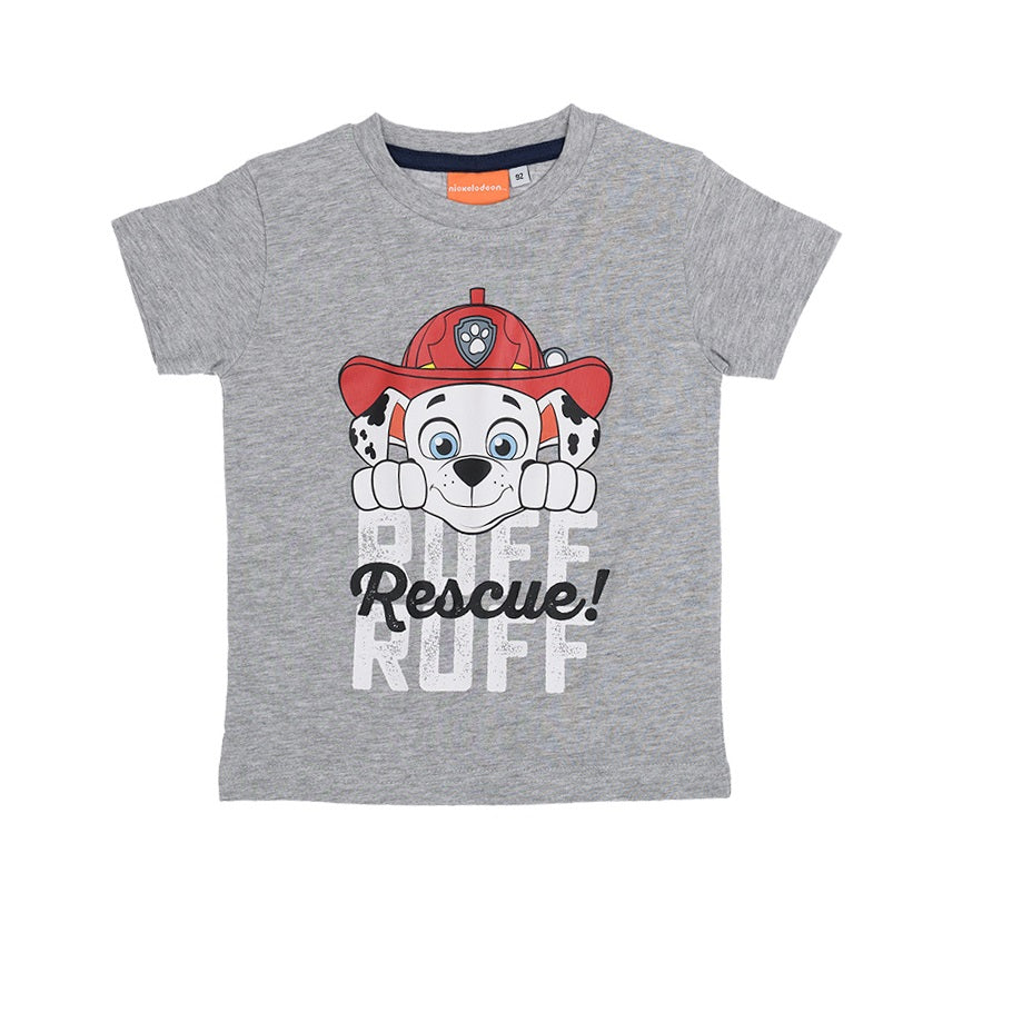 Paw Patrol T-Shirt - grau - Marshall - Größe 92