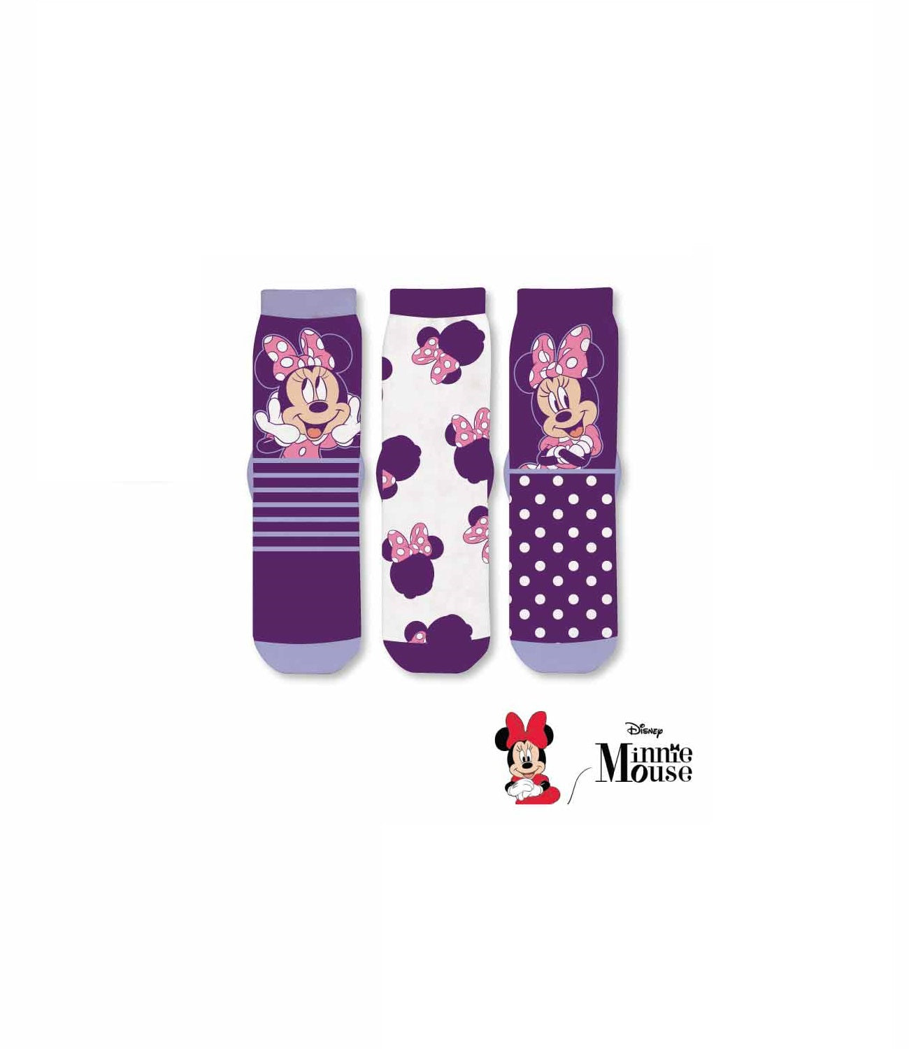 3 paar sokken Minnie Mouse