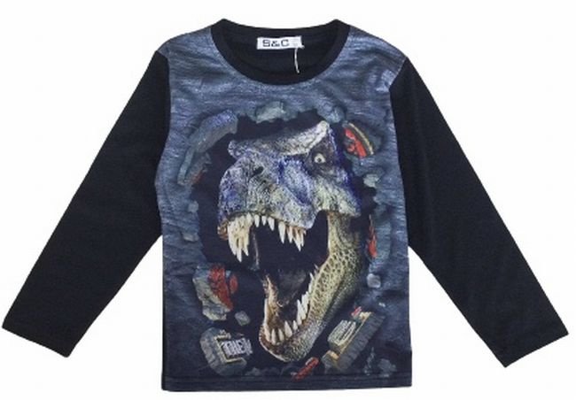 T-shirt à manches longues T-Rex Dino