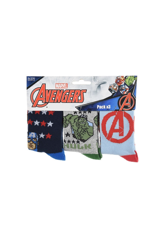 Chaussettes Marvel Avengers - Garçon - 3 paires
