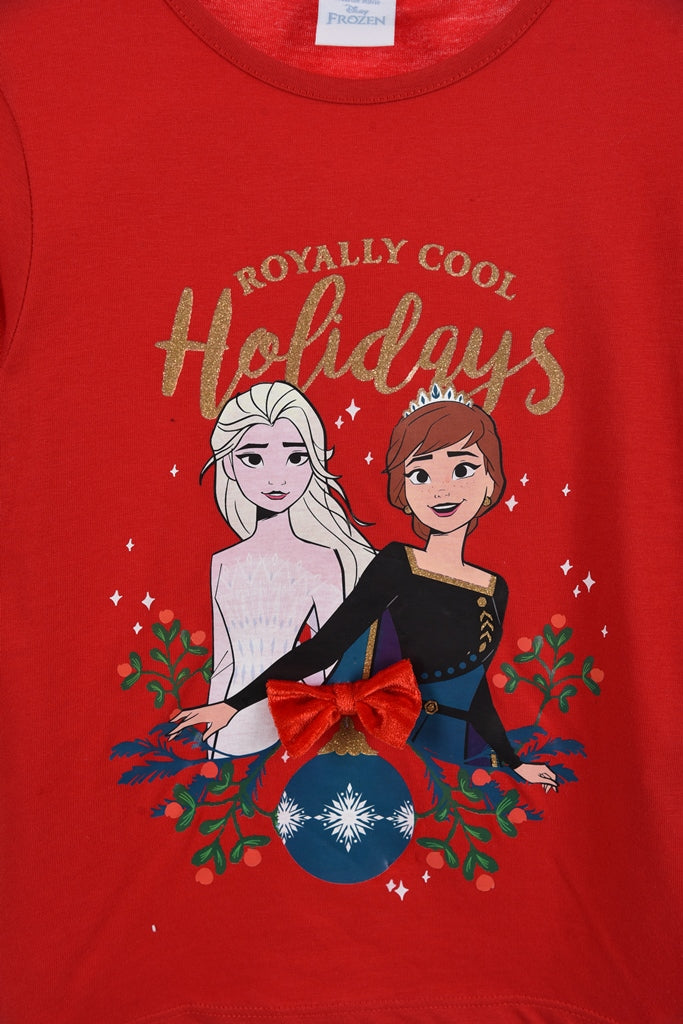 Chemise à manches longues Disney La Reine des Neiges Noël
