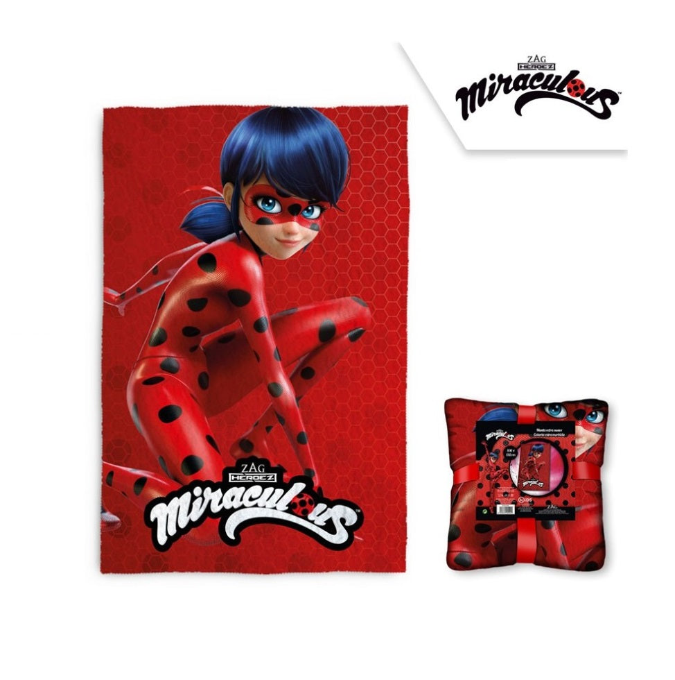 Zijdezachte fleecedeken Miraculous Ladybug