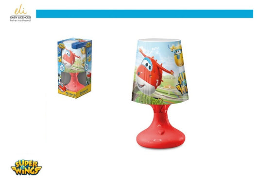 Super Wings - Nachtlampje kinderen - Rood - 18cm