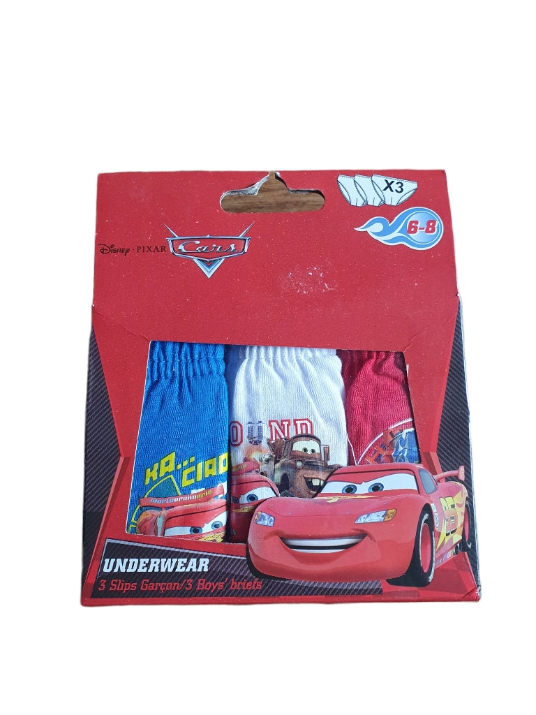 onderbroeken Disney Cars maat 116/128