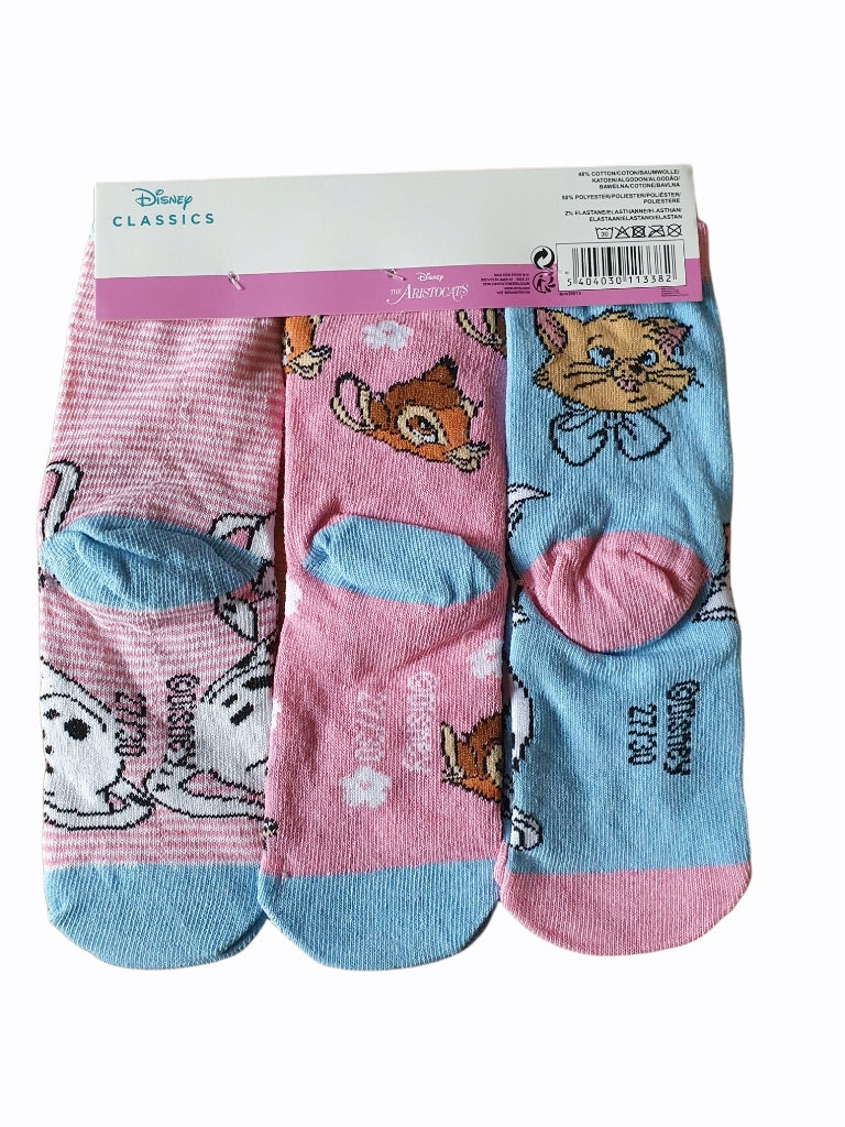 3 paires de chaussettes Disney Classic Animals