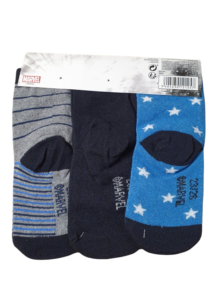 3 Paar Marvel Avengers Socken – Größe 23/26