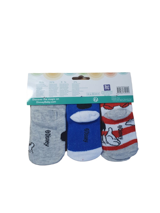 3 pack baby sokjes Disney Mickey Mouse