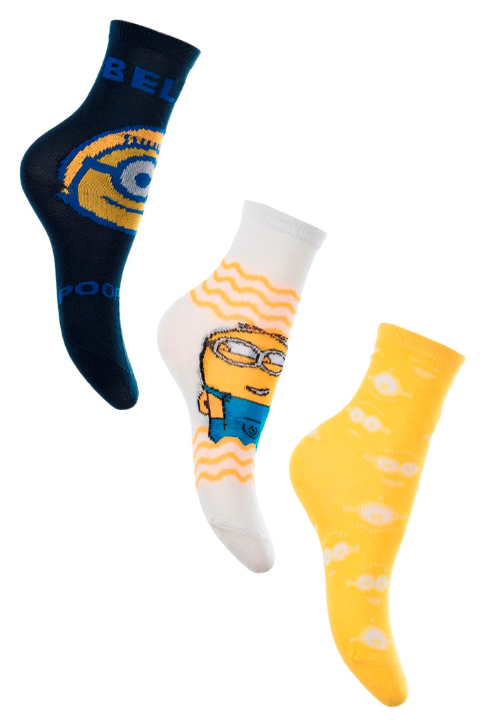 3er-Pack Socken Minions