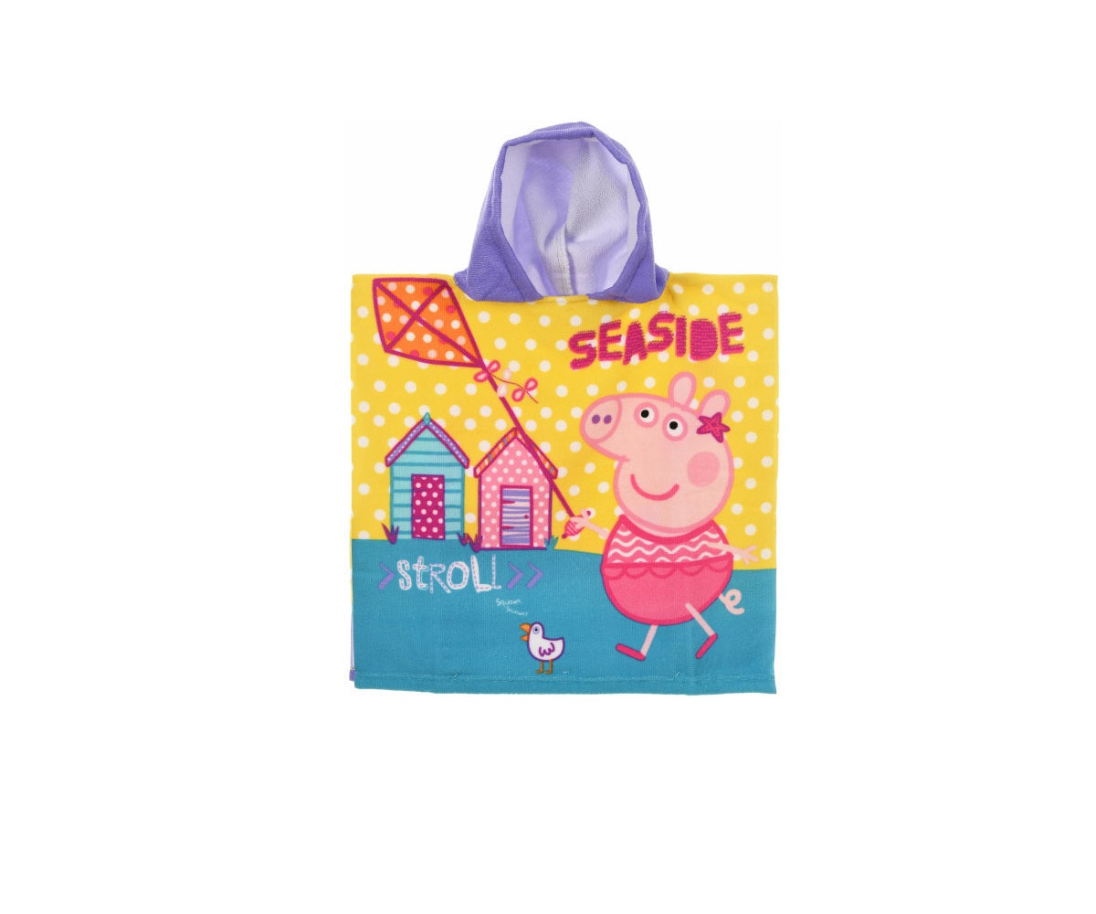 Peppa Pig Badeponcho – 100 x 50 cm – Peppa Badeponcho – schnelltrocknend