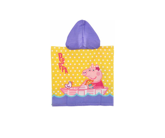 Peppa Pig Badeponcho – 100 x 50 cm – Peppa Badeponcho – schnelltrocknend