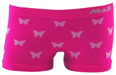 Naadloze boxershort M&B vlindertjes maat 92/104