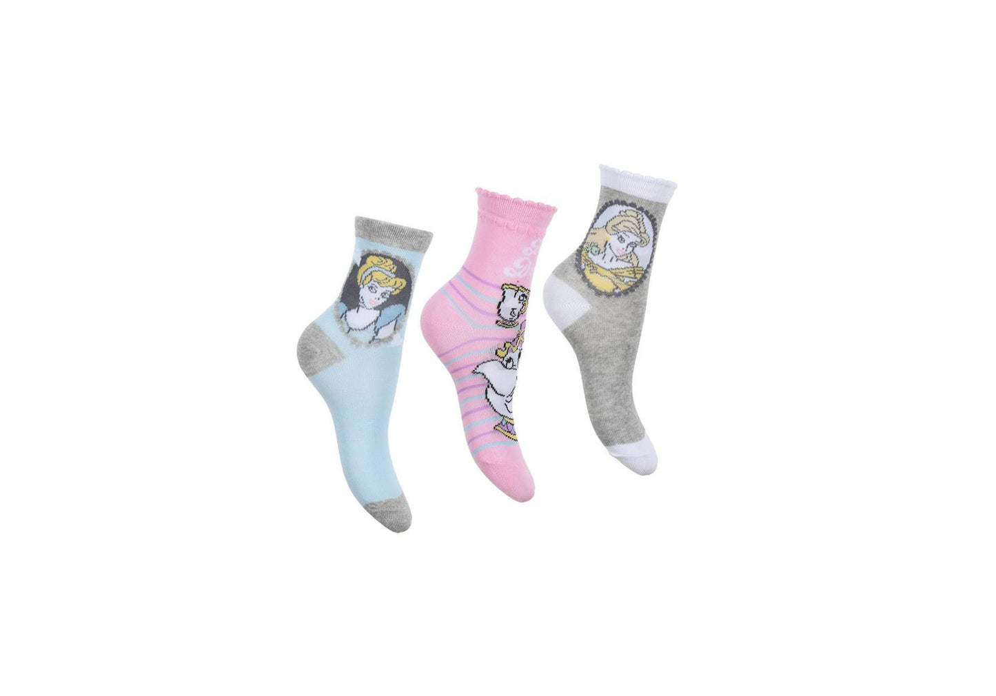 3 paar sokken Disney Princess