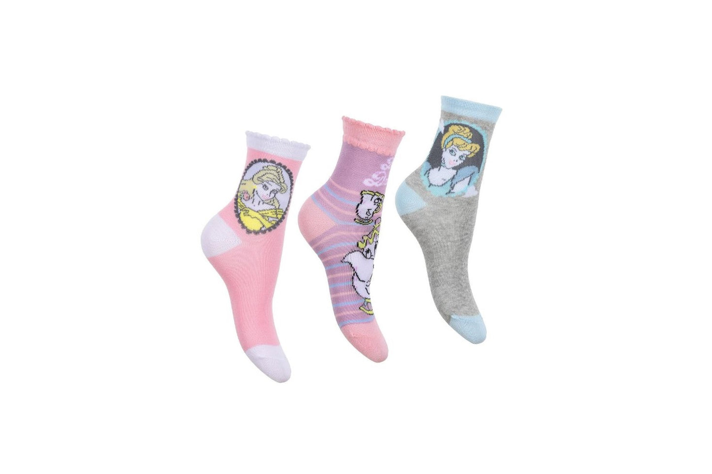 3 paar sokken Disney Princess