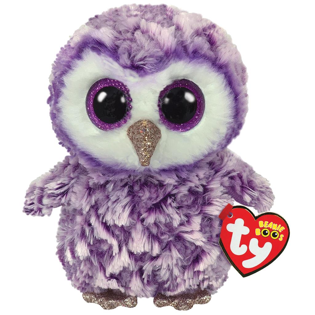 Chouette au clair de lune de Ty Beanie Boo (15 cm)