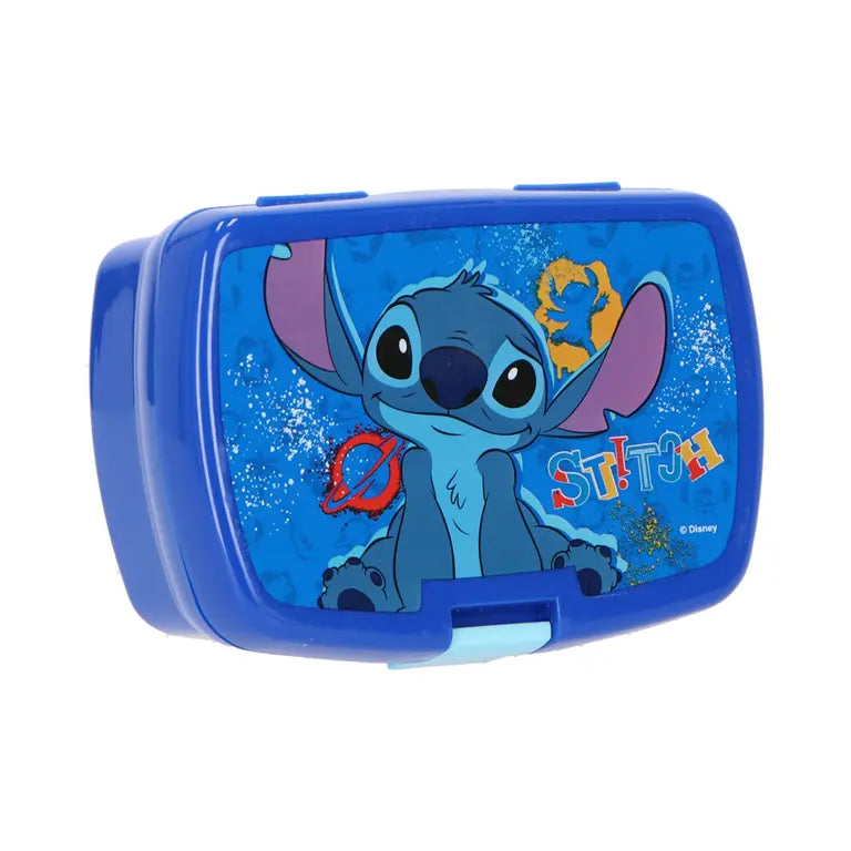 Stitch Lunchset – Broodtrommel & Aluminium Drinkfles 400 ml