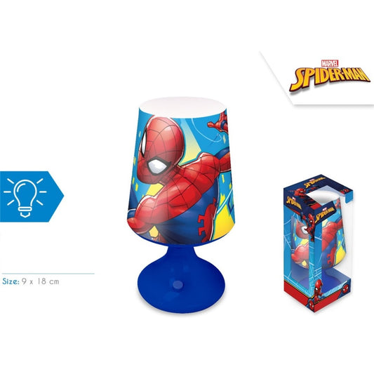 SpiderMan Tafellamp - 18 cm - Blauw