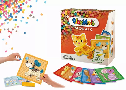 PlayMais Mosaic – Creatief Speelgoed – 2300+ Stukjes – Natuurlijk & Biologisch Afbreekbaar - kat