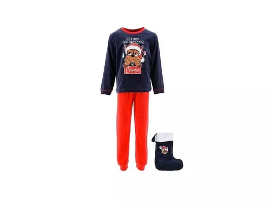 Coffret cadeau Pat' Patrouille avec bas de Noël (Velours)