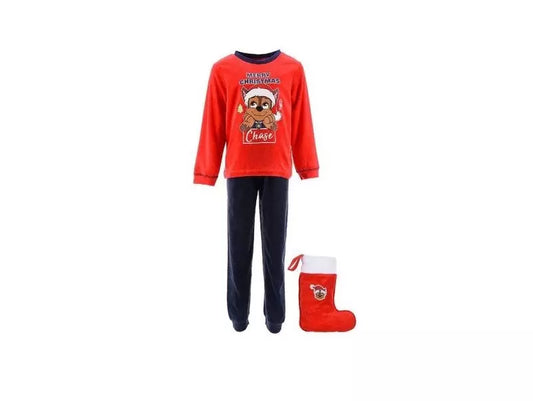 Coffret cadeau Pat' Patrouille avec bas de Noël (Velours)