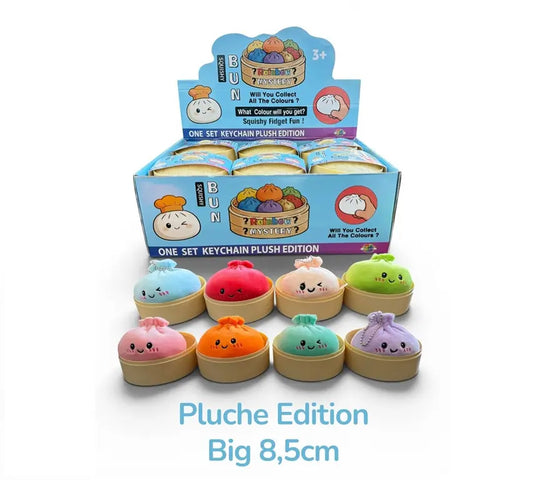 Squishy Dumpling Keychain Plush Edition (8,5 cm) – Verrassingsdoosje