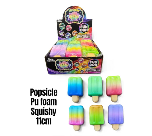 Popsicle Squishy slow rising ijsje knijpspeelgoed 11 x 6 cm