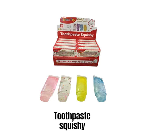Toothpaste Sugar Squishy tandpasta knijpspeelgoed 12 x 5 cm