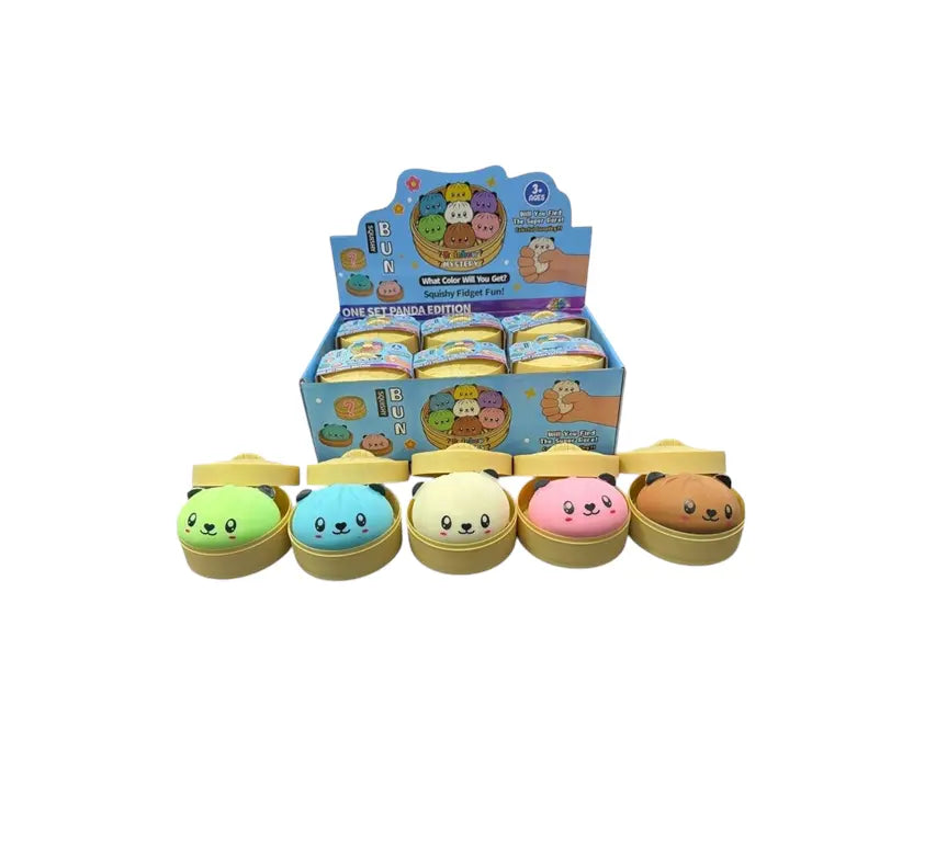 Panda Dumpling Squishy Mystery Blind Box van 8,5 cm in verschillende kleuren