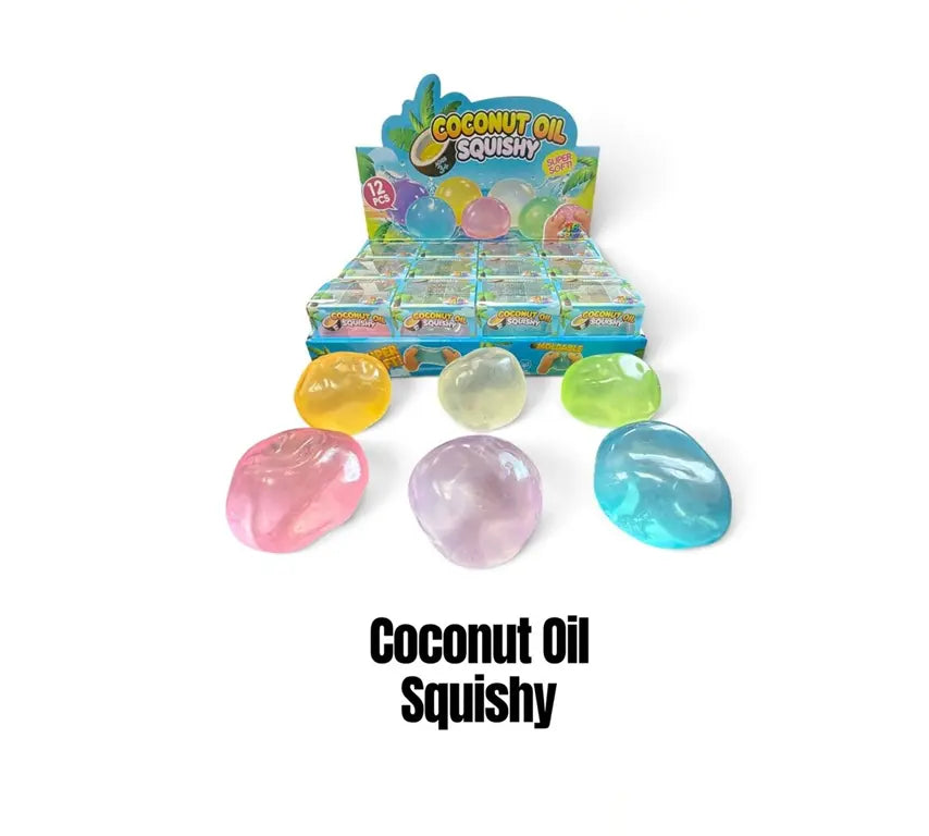 Coconut Oil Vaseline Squishy 7 cm in verschillende transparante kleuren