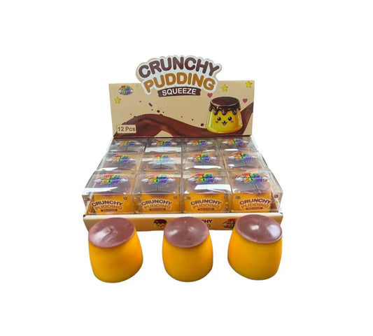 TB Fun Crunchy Pudding Squishy 5 x 6 cm met displayverpakking