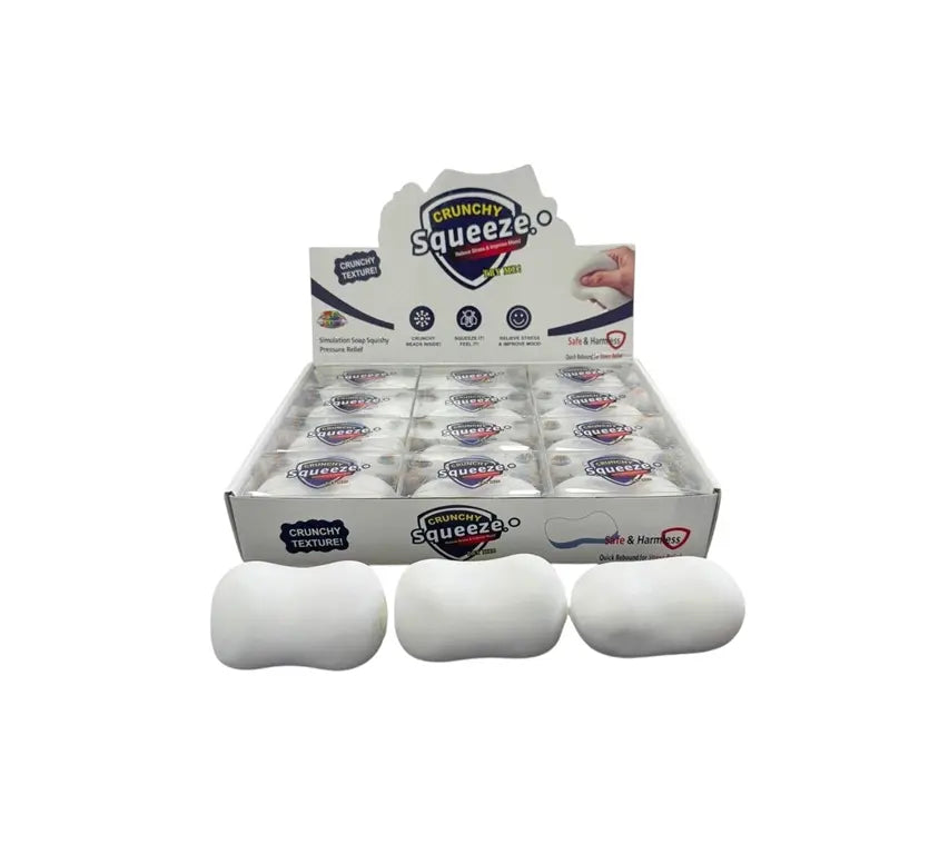 TB Fun Crunchy Soap Squishy witte zeep 10 x 5 cm met display