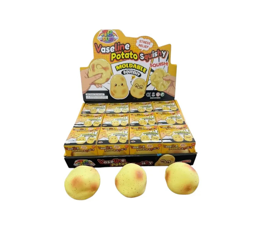 TB Fun Vaseline Potato Squishy aardappel 8 x 6 cm met display