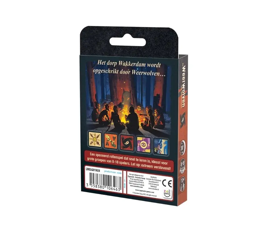 De Weerwolven van Wakkerdam – Kaartspel – Partyspel voor 8–18 Spelers – Rollenspel – Vanaf 10 Jaar