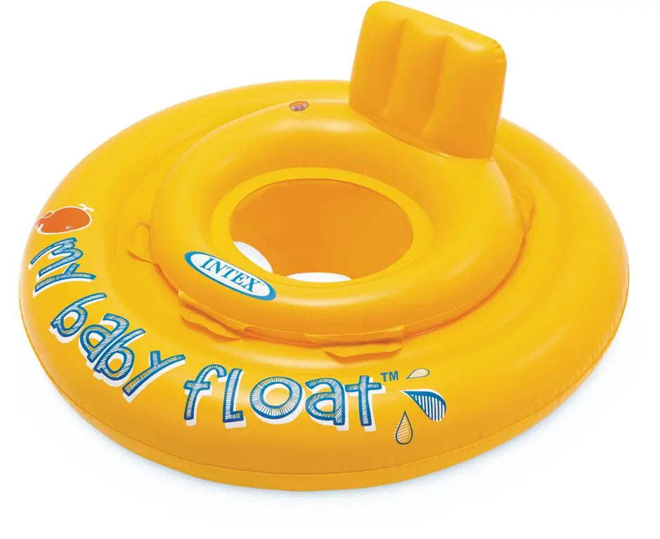 Intex baby zwemband met zitje en beenopeningen geel