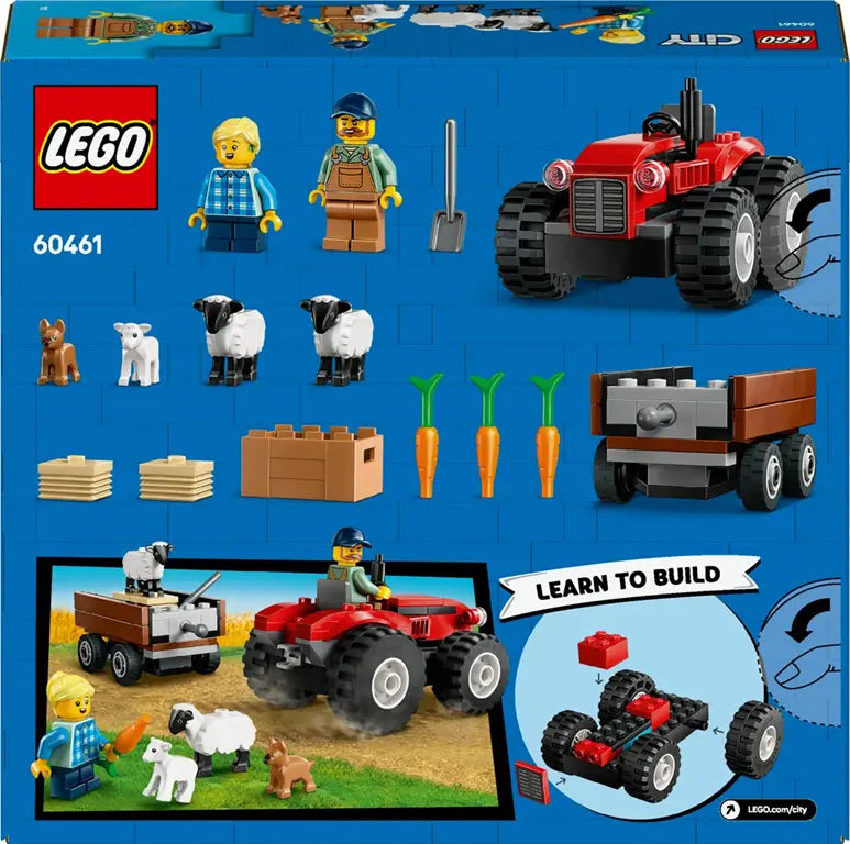 LEGO® City 60461 Tractor met Aanhanger – Boerderij Speelset voor Kinderen 4+