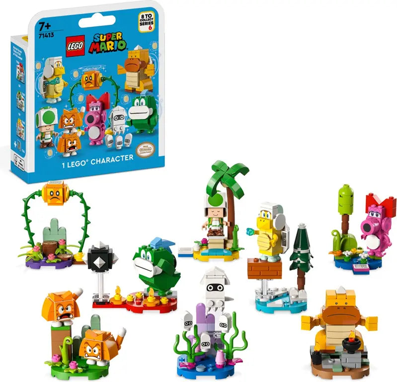 LEGO Super Mario 71413 – Personagepakketten Serie 6 – 52-Delig – 8 Verrassingsfiguren – Vanaf 7 Jaar