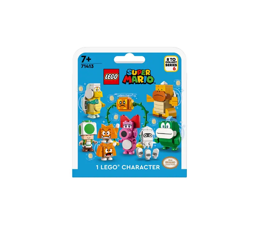 LEGO Super Mario 71413 Serie 6 personagepakket met 1 verrassingsfiguur, 52-delig, uitbreidingsset vanaf 7 jaar.