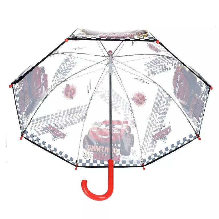 Disney Cars Transparante Kinderparaplu – 63 cm