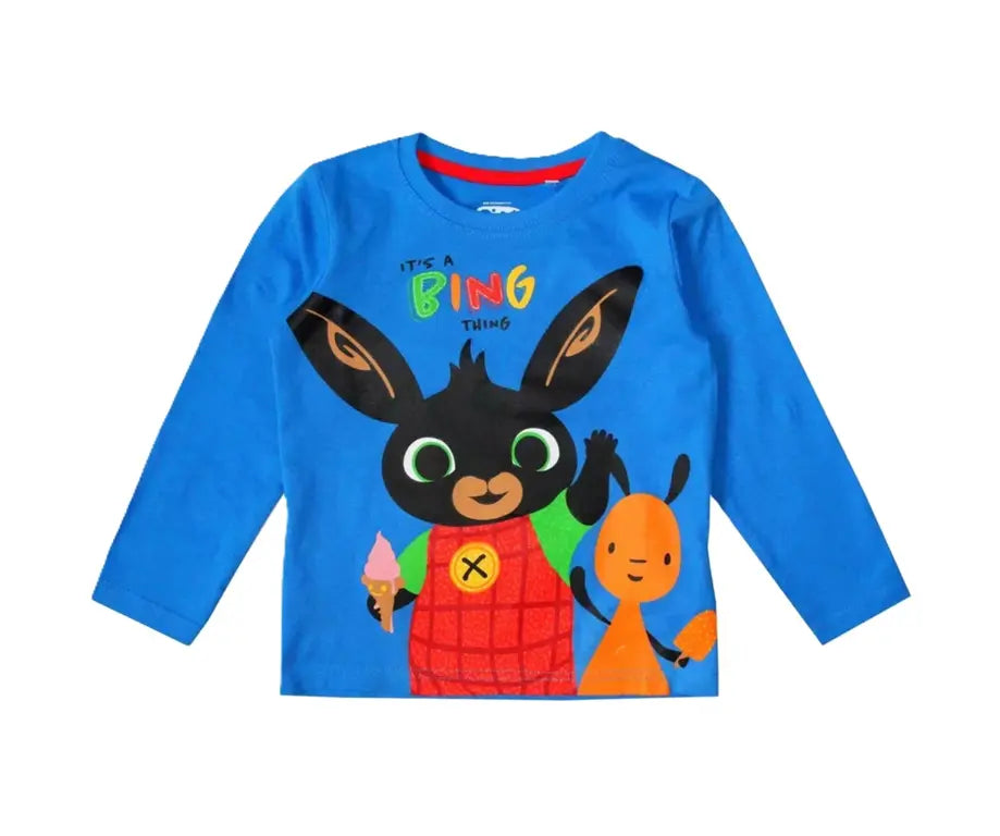Blauwe Bing en Flop jongens longsleeve met lange mouwen