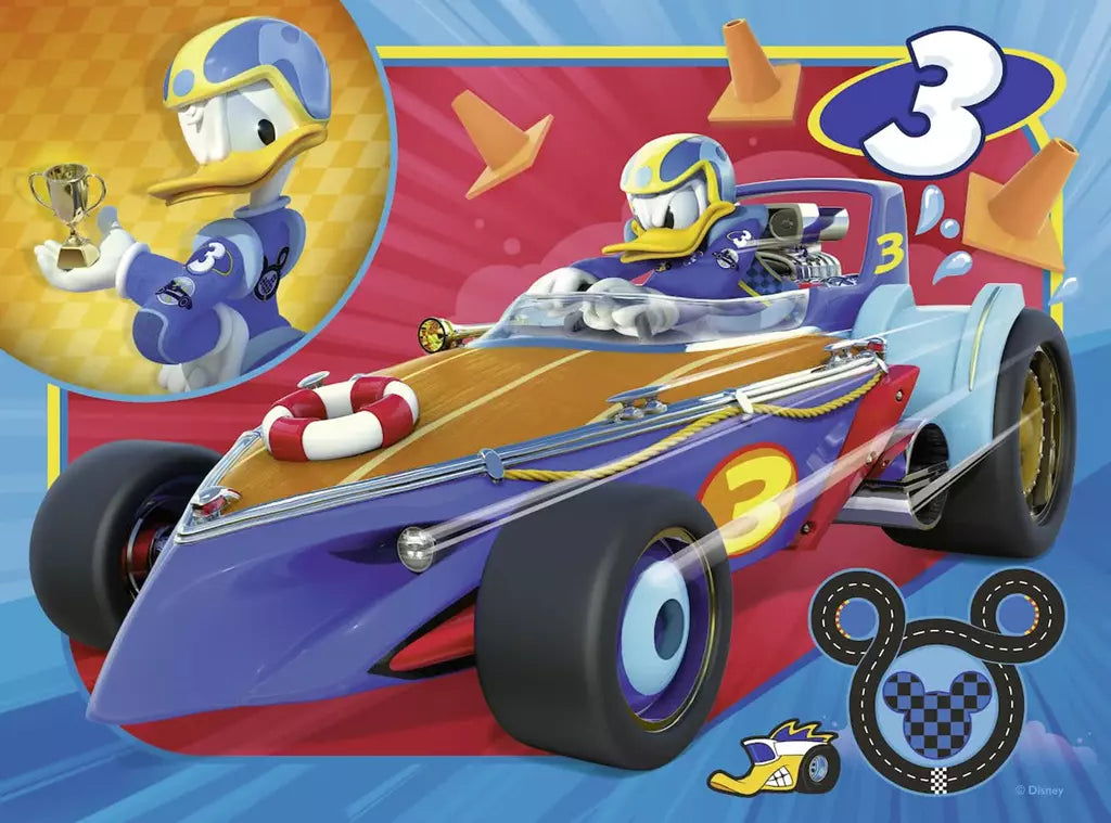 Puzzle Ravensburger Mickey et les coureurs Roadster