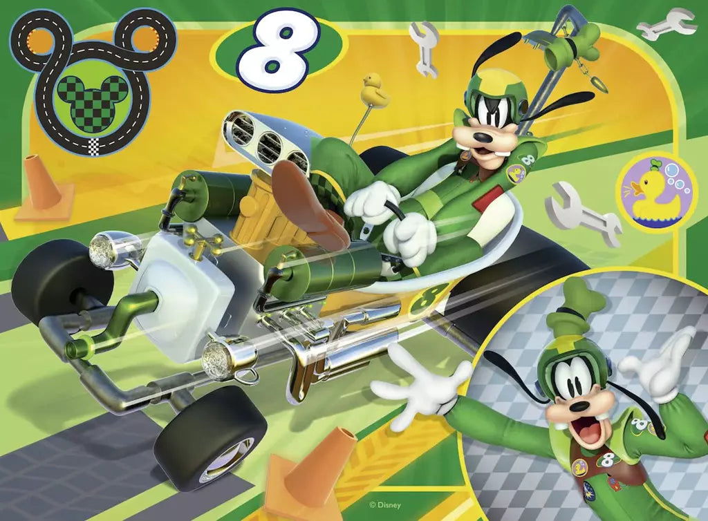 Puzzle Ravensburger Mickey et les coureurs Roadster