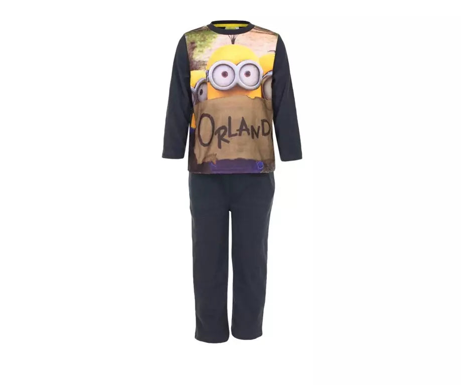 Minions Fleece Pyjama – grijs